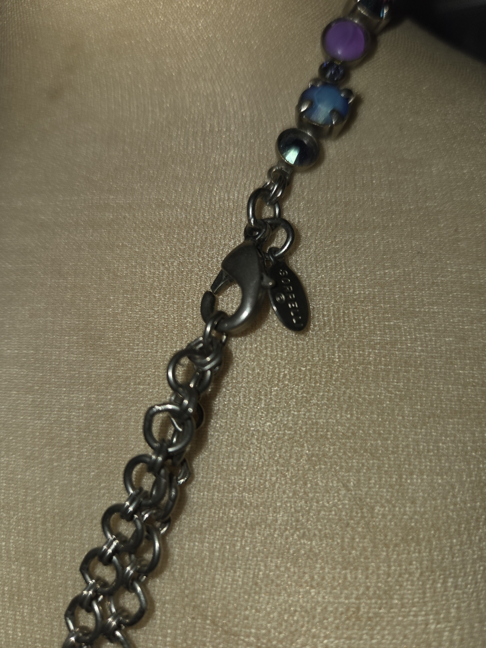 Sorrelli Multicolor Rhinestone  Necklace - Picture 3 of 11